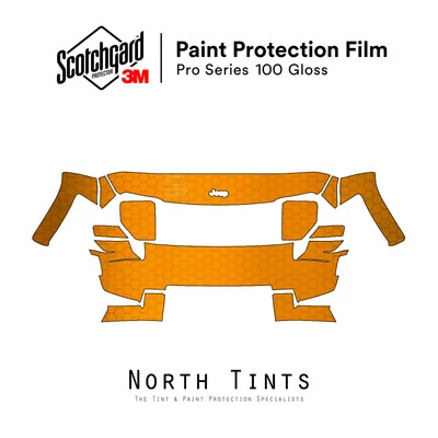 Sujetador transparente con película de protección de pintura precortada serie 3M PRO 2008-2013 PPF Jeep Liberty Foto 1 de 4