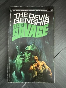 DOC SAVAGE #79, The Devil Genghis by Kenneth Robeson (1st printing, 1974) - Picture 1 of 4