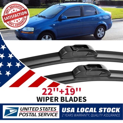 Juego de limpiaparabrisas delantero de 22"+19" OEM para Chevrolet Colorado 2004-09 Foto 1 de 4