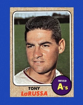 Коллекционные бейсбольные карточки 1968 Topps Set-Break No571 Tony Larussa NR-MINT *GMCARDS* - Изображение 1 из 2