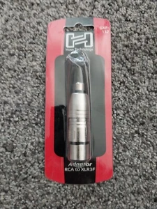 Hosa RCA Phono Male to XLR3F Adapter Converter GXF-132 NEW - Picture 1 of 17
