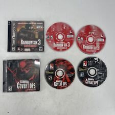 LOT OF 2 Tom Clancy Rainbow Six3 Raven Sheild & Rainbow 6 Covert Ops Essentials 