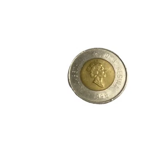 1996 2 dollar Canadian coin Elizabeth II D G Regina - Picture 1 of 8