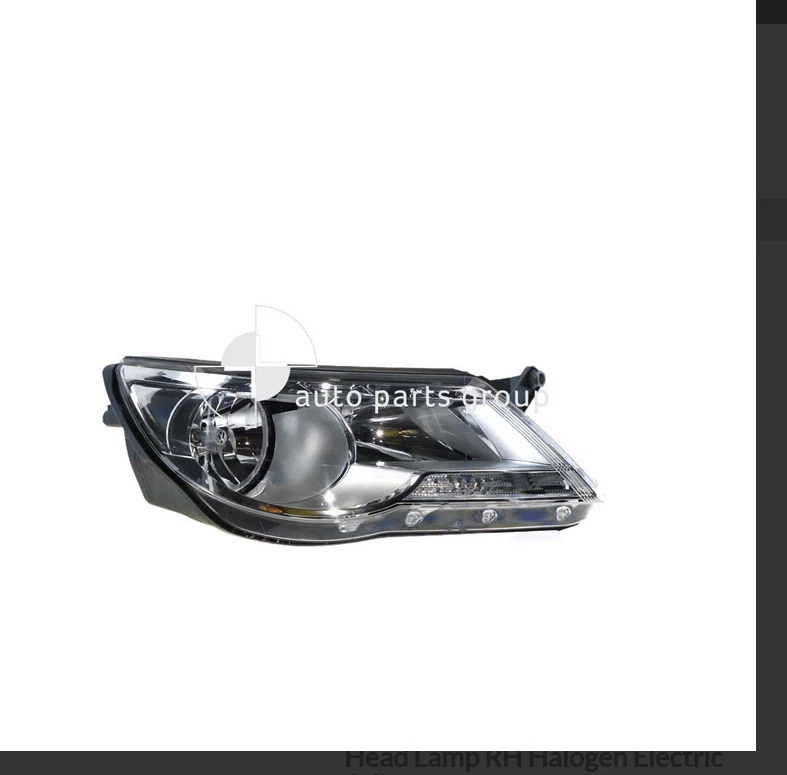 GENUINE RIGHT HEADLIGHT FOR VOLKSWAGEN VW TIGUAN 5N 8/2008-10/2011 HALOGEN - image 1 of 1