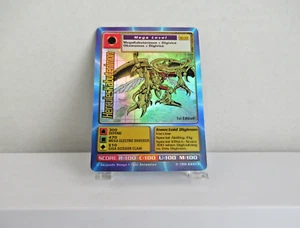 1999 Bandai Digimon Holo FOIL 1st Edition HerculesKabuterimon ST-33 Power Option - Picture 1 of 2