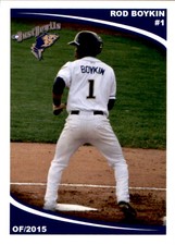 2015 Tri-City Dust Devils Grandstand #4 Rod Boykin Montgomery Alabama AL Card