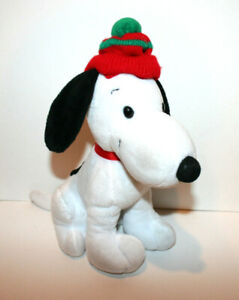 2009 DAN DEE Snoopy Winter Christmas Beanie Plush Doll 10"