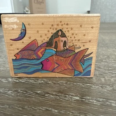 Sello de goma All Night Media Laurel Burch 947H Sea Goddess Foto 1 de 4