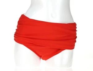 Profile Gottex Womens Paprika Shirred Skirted Bikini Bottom Swimwear Size 14 - Picture 1 of 2
