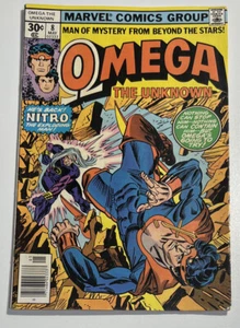 Omega The Unknown #8 Bronze Age Key! (1976) 2nd Nitro 1st Cameo 2nd Foolkiller - Picture 1 of 10