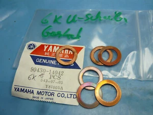 Yamaha  6x Dichtung Gasket 90430-14042 - Bild 1 von 2