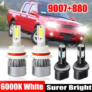 Combo de faros antiniebla altos bajos 6000K LED para Nissan Frontier 2003 2004 - Imagen 1 de 12