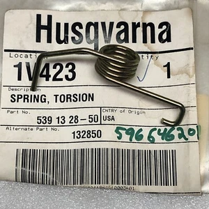 539132850 Muelle Husqvarna Original, Torsión Nuevo p/n 596646201 - Imagen 1 de 3