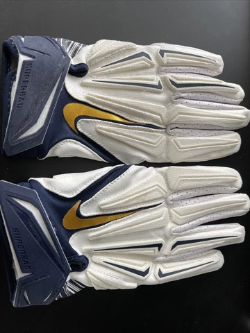 Nike NFL Superbad 3.0 XL San Diego Chargers Used Football Gloves Cover