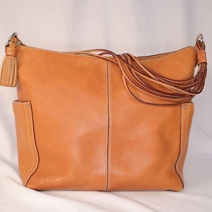 Kate Spade Brown Leather Pink interior tote purse bag 12x11x6 - Picture 1 of 7