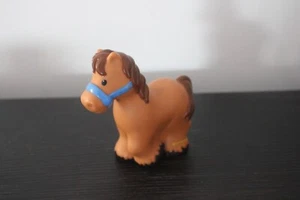 Fisher Price Little People BAUERNHOFTIER PFERD PONY hellbraun Scheune Braut - Bild 1 von 1