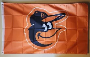 Baltimore Orioles MLB Baseball Flag Double Side Print 3x5 Ft W/ Grommets - Picture 1 of 3