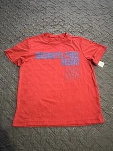 CARS Lightning McQueen Disney Land Resort Park shirt Size small Boys Kid Red - Picture 1 of 5