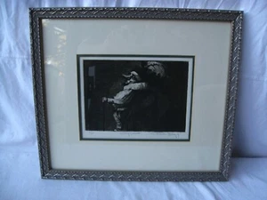 RAR! - "Cyrano" von Charles Bragg - Original Radierung, nummeriert, signiert, gerahmt - Bild 1 von 6