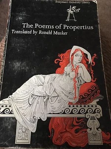 The Poems of Propertius by Sextus Propertius (1972, Book) Ronald Musker - Picture 1 of 2