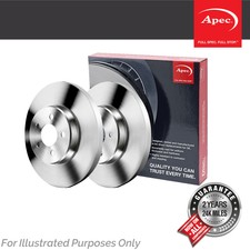 Genuine OE Quality Apec Rear Solid Brake Discs - DSK721