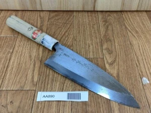 Japanese Chef's Kitchen Knife DEBA Vintage hocho OLD from Japan 182/330mm AA890 - Picture 1 of 17