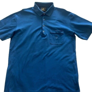Flotta Mercantile Mens Golf Polo XLarge Blue Short Sleeves read - Picture 1 of 8