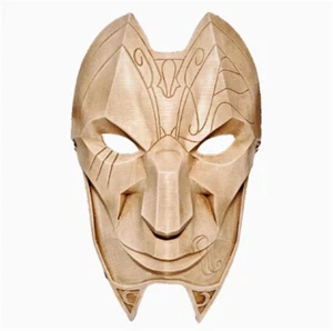 Hot Game LOL League of Legends The Virtuoso Khada Jhin Resin Mask Wearable Prop - Picture 1 of 5