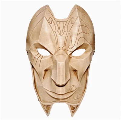 Hot Game LOL League of Legends The Virtuoso Khada Jhin Resin Mask Wearable Prop - Image 1 of 4