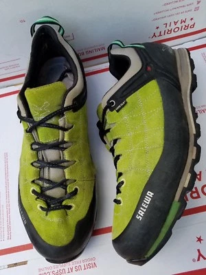 Salewa Mountain Gore-Tex Entrenador Pelle Cuero Botas Medianas Para Hombre 12 Manzana/Negro  Foto 1 de 4