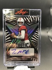 2022 Leaf Exotic Football Base Auto Snakeskin #BA-TM2 Tanner McKee /9 