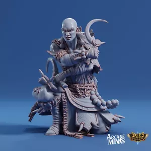 Human Monk - Pose 2 | Arcane Minis | The Nightmare Express | D&D 35 mm - Imagen 1 de 4