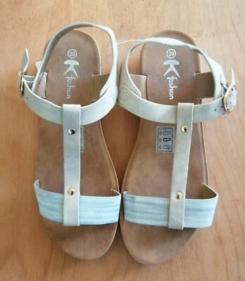 K Fashion Sandale Gr. 39 Sandalette Damenschuh Schuh Neu - Bild 1 von 4