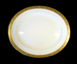 Royal Worcester Gold Encrusted C-1393 Large Oval Platter - Picture 1 of 3