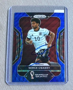 LEON GORETZKA Germany  In-person signed  Panini Prizm 12/99 Fifa World Cup 2022 - Picture 1 of 2