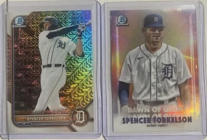 2022 Bowman Chrome #BCP-6 Spencer Torkelson Mojo Refractor + Dawn Of Glory - Picture 1 of 2