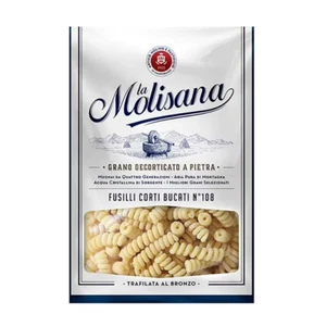 La Molisana FUSILLI CORTI BUCATI, N°108, Durum Wheat Non-GMO, 16 oz (Pack of 12) - Picture 1 of 1