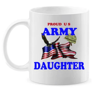 Taza de café: ""Orgulloso Ejército de los Estados Unidos - ENVÍO GRATUITO - Imagen 1 de 3