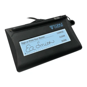 Almohadilla de firma electrónica Topaz T-LBK460-BSB-R SigLite serie LCD 1x5, Virtual Se - Imagen 1 de 1