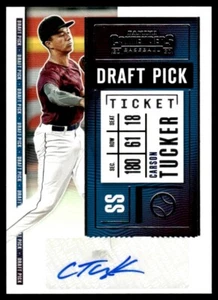 2020 Panini Contenders Draft Pick Ticket 2 Carson Tucker Auto High School - Picture 1 of 2