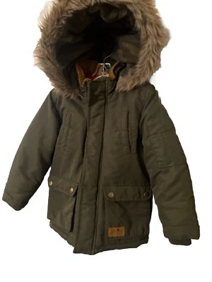 CARTER'S Boy's HEAVYWEIGHT ADVENTURE Green HOODED PARKA Med -( 4/5) Warm - Image 1 of 4