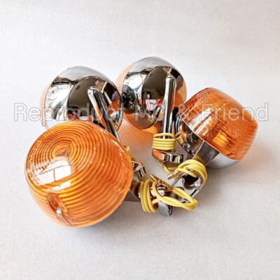 4x Señal de giro para Honda CB125S CL70 CL125S SS125A XL70 XL75 XL100 XL125 ST90 Foto 1 de 4
