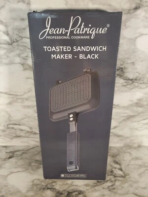 Jean Patrique Professional Cookware Toasted Sandwich Maker Black New - Image 1 of 4