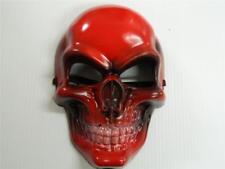HALLOWEEN HORROR PROP - Modified painted Fire Skull Mask PVC