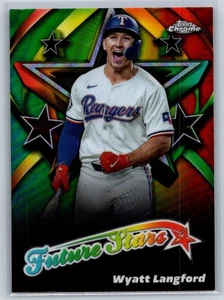 2025 Topps Wyatt Langford Chrome - Picture 1 of 2