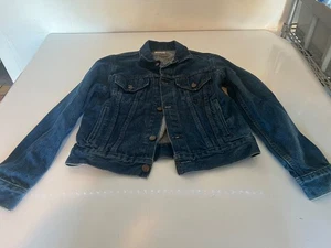 VINTAGE SEARS GIRLS SIZE 16 DENIM JACKET - Picture 1 of 6
