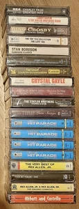 Cassette Tapes (Lot of 18) Gables, Crosby, Day, Gatlin, Statler, Jones, Boreson - Picture 1 of 6