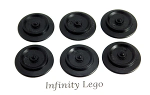 6 LEGO Black Train RC Wheel 16.6 / 23 (57878 10183 60198 60052 7989) - 6 Pieces - Bild 1 von 3