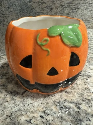 Porta-sabonete Bath & Body Works, abóbora, cerâmica - Imagem 1 de 4