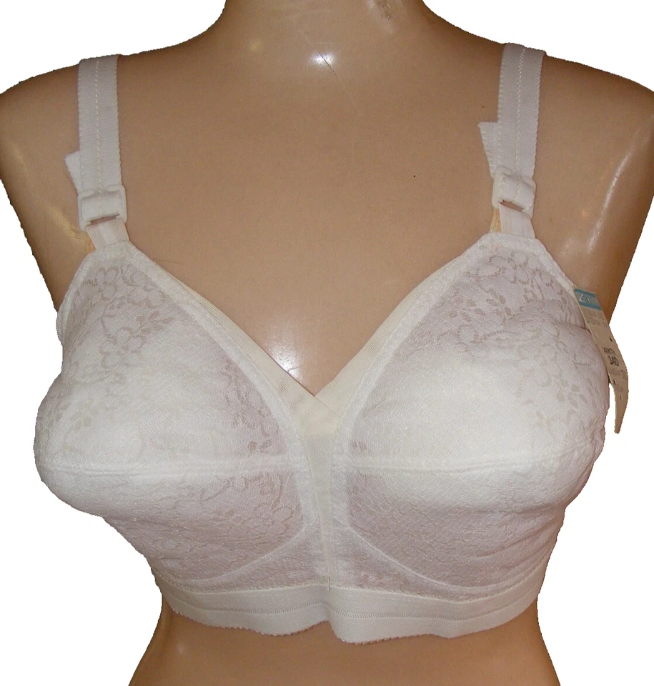 SUJETADOR 34D AÑOS 80 BESTFORM P6064 ETERNA JUVENTUD ENCAJE TAZA DEADSTOCK LENCERÍA VINTAGE  Foto 1 de 4